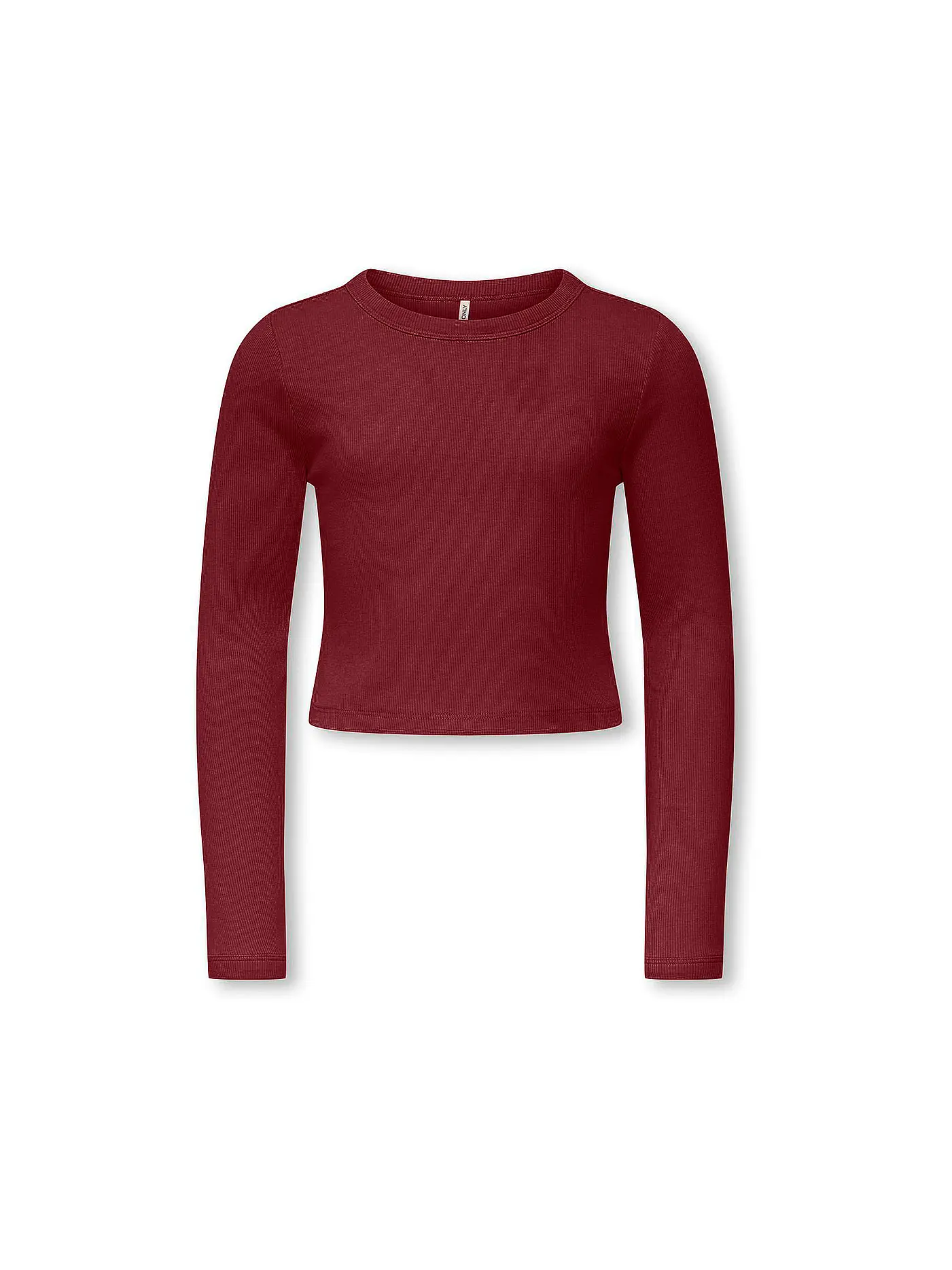 ONLY | Mädchen Langarmshirt KOGBINA | dunkelrot